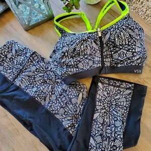 Workout leggings & sports bra